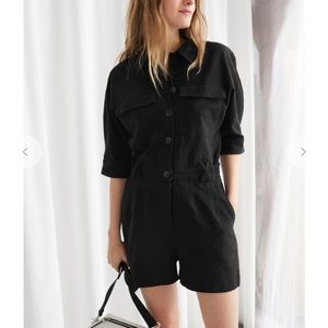 & Other Stories Linen Romper
